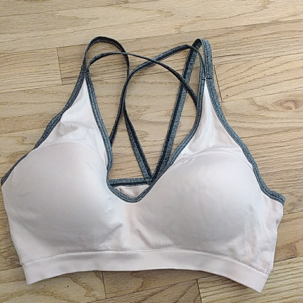 Cute strappy sports bra